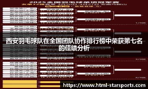 西安羽毛球队在全国团队协作排行榜中荣获第七名的佳绩分析